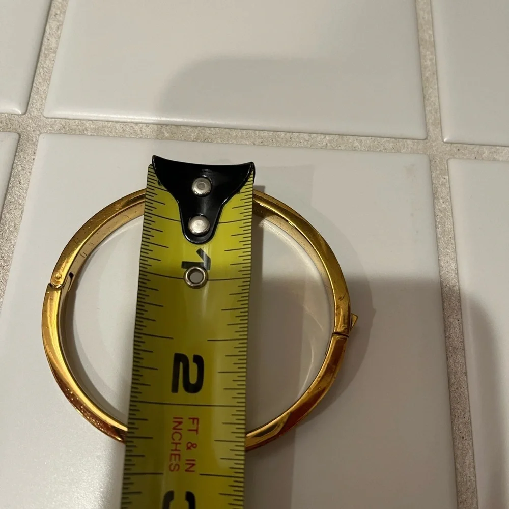 Kate‎ spade forever gems cristal bangle bracelet in black & gold
